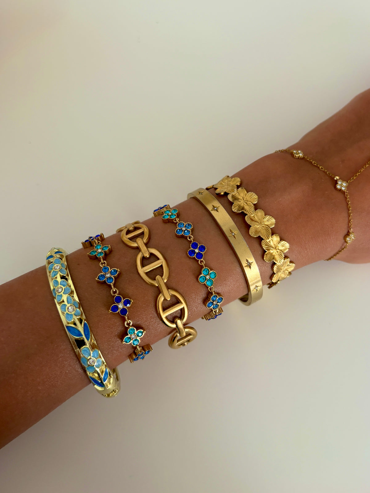 Bracelet Lys bleu