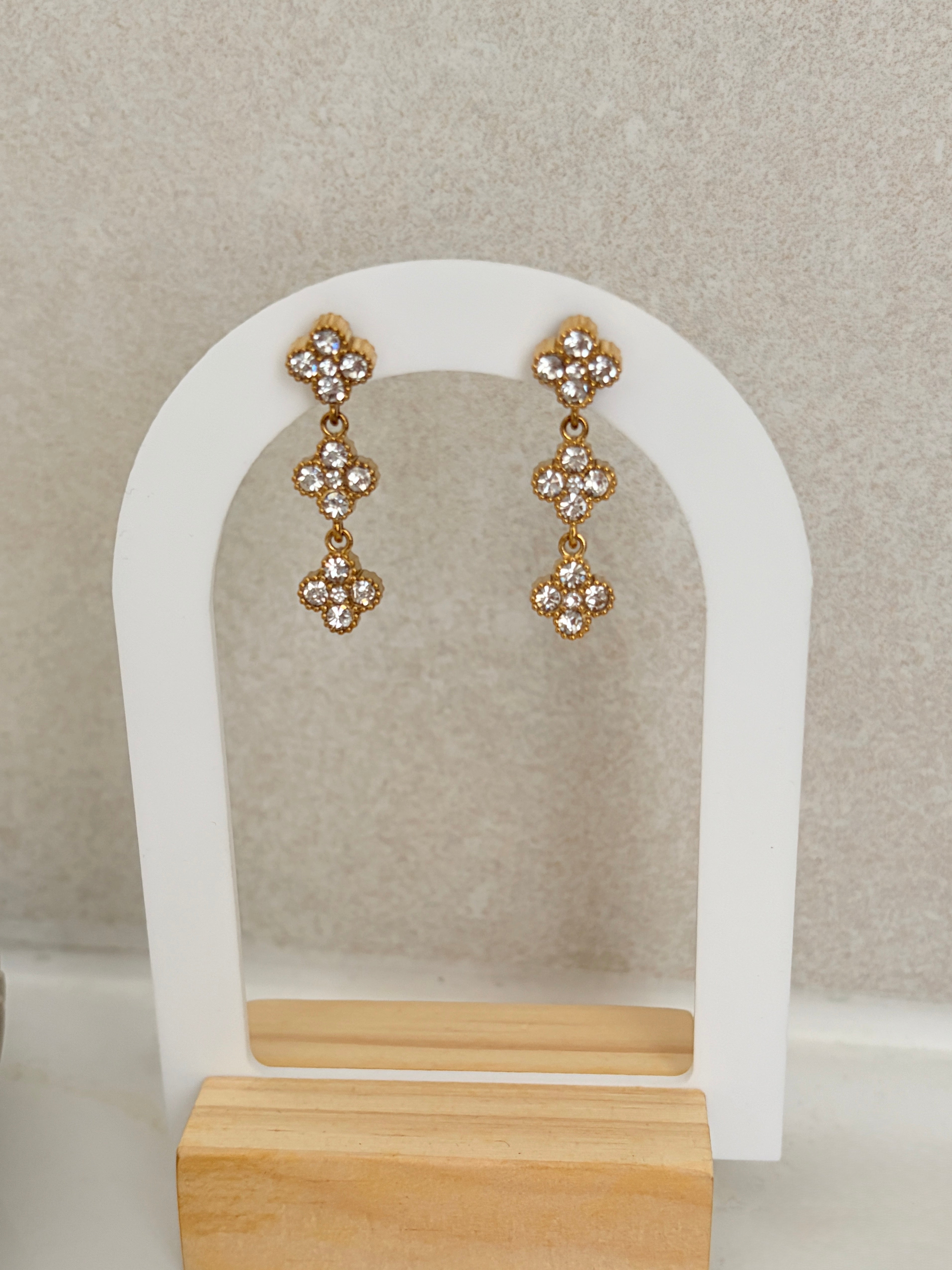 Boucle d’oreille Lys